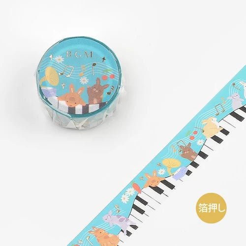 BGM Washi Tape- Piano