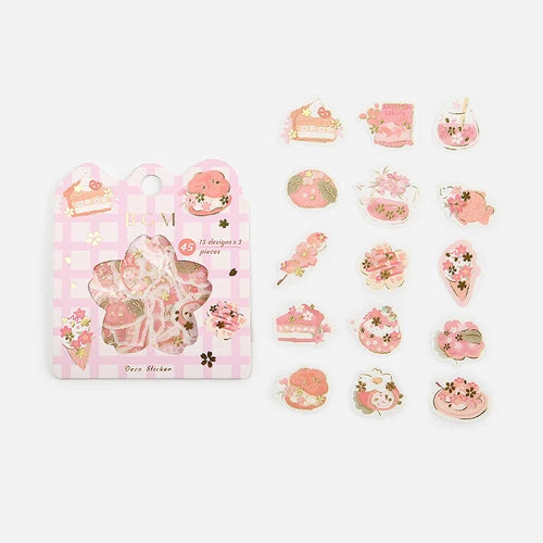 BGM Flake Seal- Cherry Blossoms Sweets