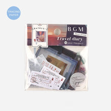 Load image into Gallery viewer, BGM Flake Stickers- Travel Diary Worldwide
