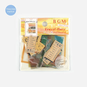 BGM Foil Stamping Stickers- Journal