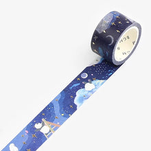 Load image into Gallery viewer, BGM Washi Tape- Little world ・Galaxy Shimmer
