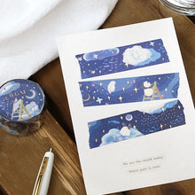Load image into Gallery viewer, BGM Washi Tape- Little world ・Galaxy Shimmer
