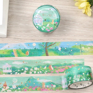 BGM Washi Tape- Little world ・Wind Flower Garden