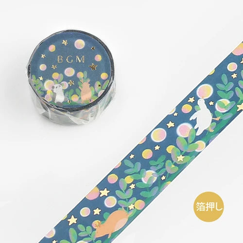 BGM Washi Tape- Little world ・Star Night Forest