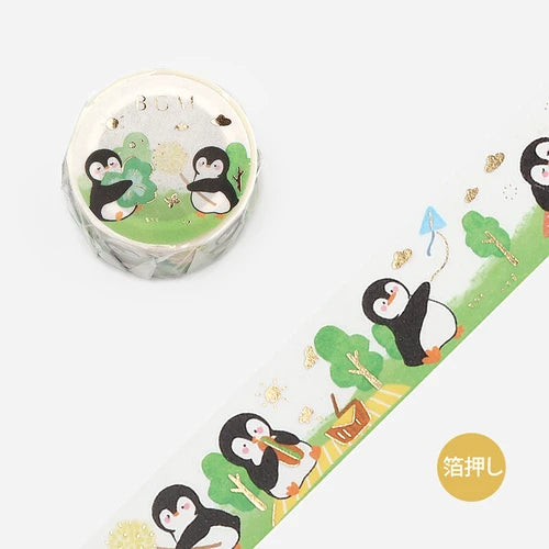 BGM Washi Tape- Penguin World Picnic