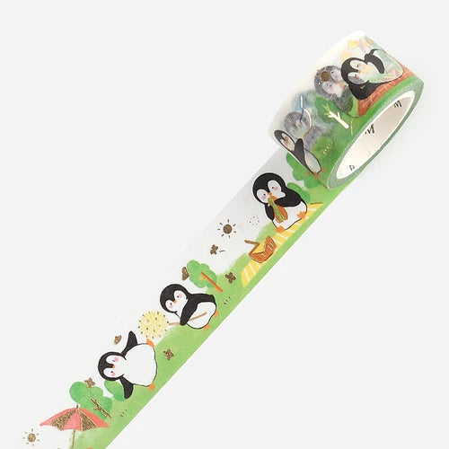 BGM Washi Tape- Penguin World Picnic