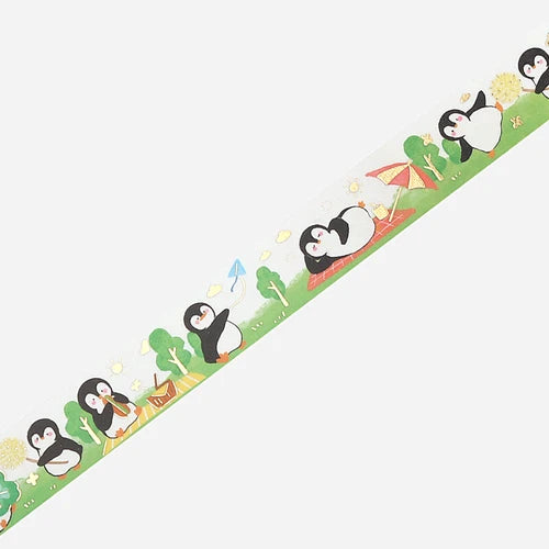 BGM Washi Tape- Penguin World Picnic