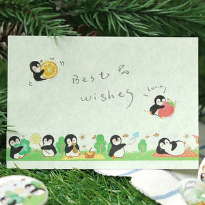 BGM Washi Tape- Penguin World Picnic