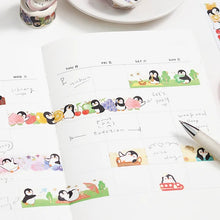 Load image into Gallery viewer, BGM Washi Tape- Penguin World Star Moon
