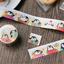 Load image into Gallery viewer, BGM Washi Tape- Penguin World Miscellaneous Goods
