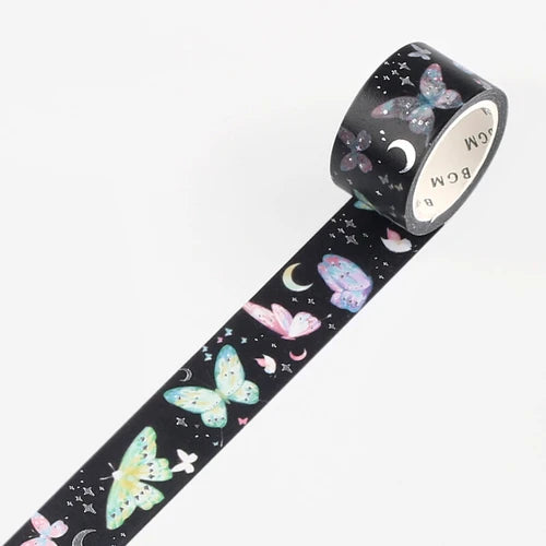 BGM Washi Tape- Night Butterfly