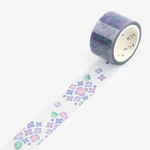 BGM Clear Tape- Hydrangea