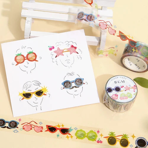 BGM Clear Tape- Sunglasses