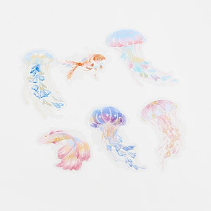 BGM Clear Stickers- Goldfish