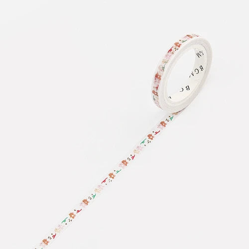 BGM Slim Washi Tape- Dancing Bear