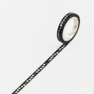 BGM Slim Washi Tape- Pearl Necklace