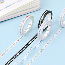 Load image into Gallery viewer, BGM Slim Washi Tape- Pearl Necklace
