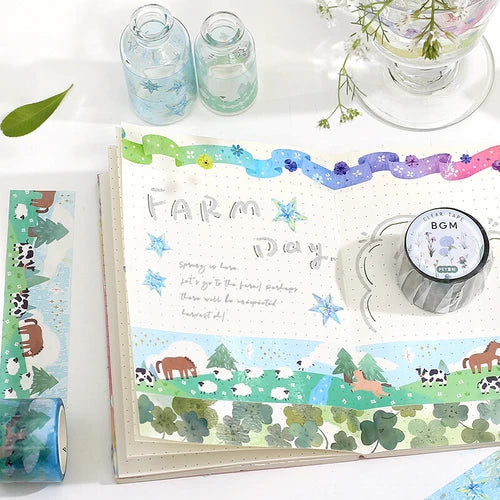 BGM Clear Tape- Stars