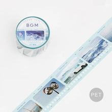 Load image into Gallery viewer, BGM Clear Tape- Film* Blue
