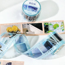 Load image into Gallery viewer, BGM Clear Tape- Film* Blue
