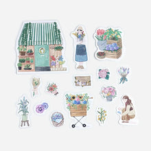 Load image into Gallery viewer, BGM Flake Stickers- Little Shop* Florist
