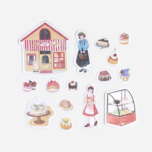 BGM Flake Stickers- Little Shop* Confectionery Shop