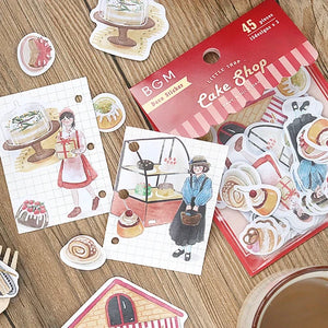 BGM Flake Stickers- Little Shop* Confectionery Shop