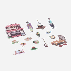 BGM Flake Stickers- Little Shop* Japanese Restaurant