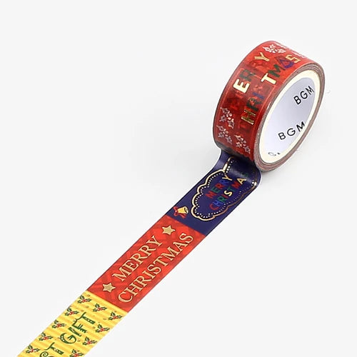 BGM Washi Tape Christmas Limited Edition - Messages