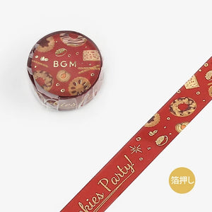 BGM Washi Tape Christmas Limited Edition - Cookies