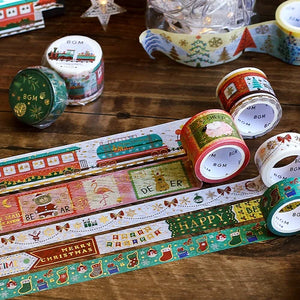 BGM Washi Tape Christmas Limited Edition -Animal Stamps