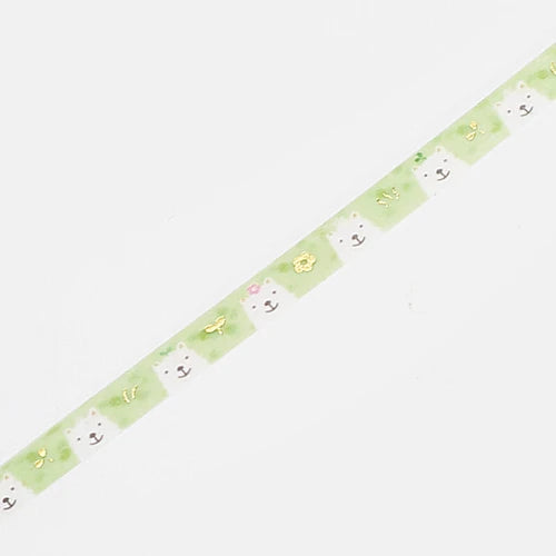 BGM Slim Washi Tape- Alpaca