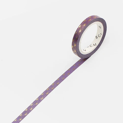 BGM Slim Washi Tape- Fan