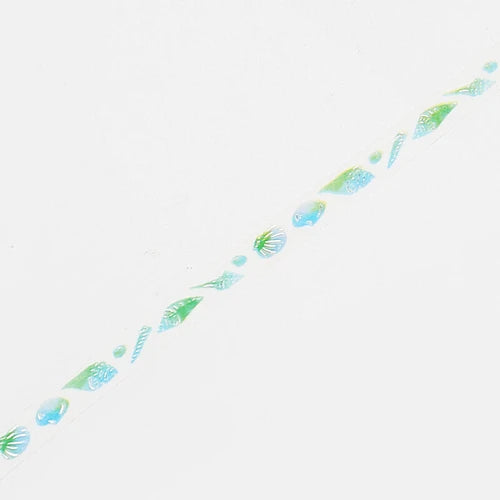 BGM Slim Washi Tape- Seashells