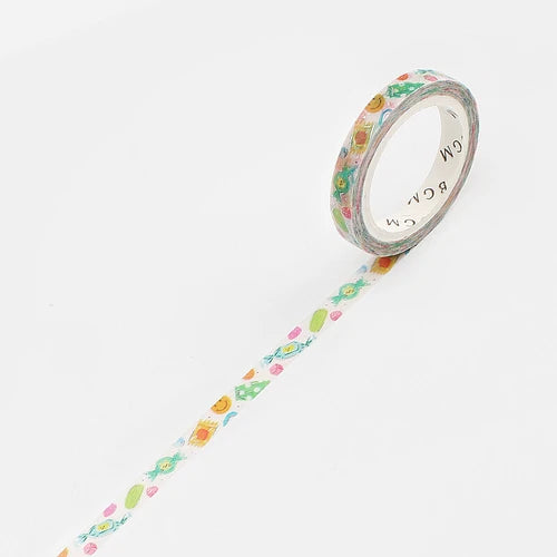 BGM Slim Washi Tape- Candy