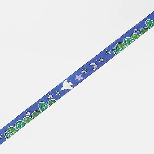 BGM Slim Washi Tape- Birds and starry sky