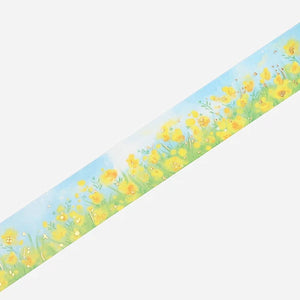 BGM Washi Tape - Yellow flower field
