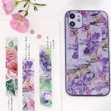 Load image into Gallery viewer, BGM Washi Tape - Watercolour Flower* Violet
