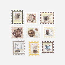 Load image into Gallery viewer, BGM Flake Stickers- Post Office*Coffee
