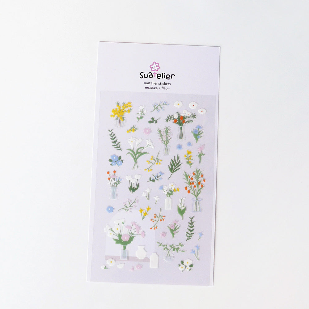 Suatelier no 1124: Fleur Stickers