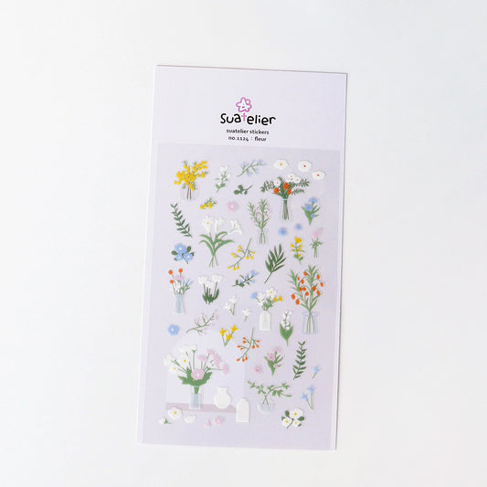 Suatelier no 1124: Fleur Stickers