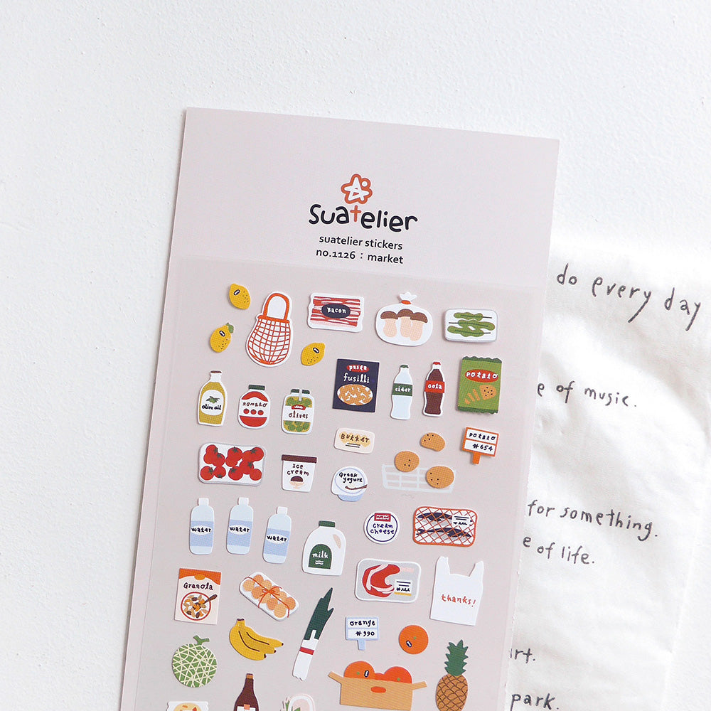 Suatelier no 1126: Market Stickers