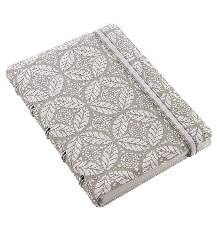 Filofax Notebook Impressions Pocket Grey/White