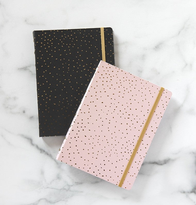 Confetti A5 Refillable Notebook in Charcoal