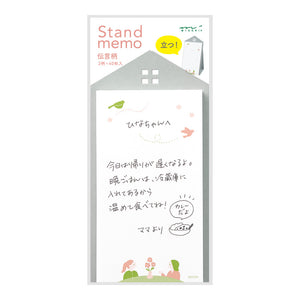 Stand Memo Pad Vertical Type Message