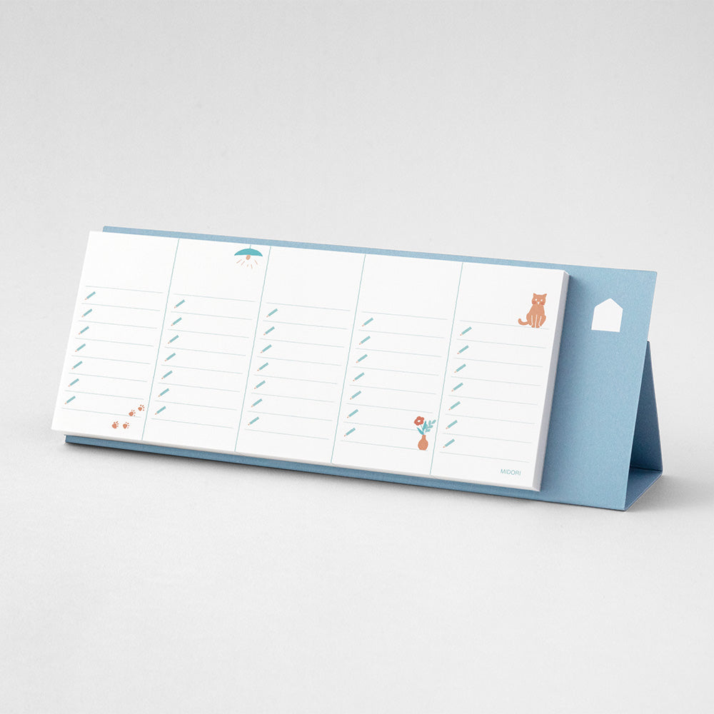 Stand Memo Pad Horizontal Type To-do list