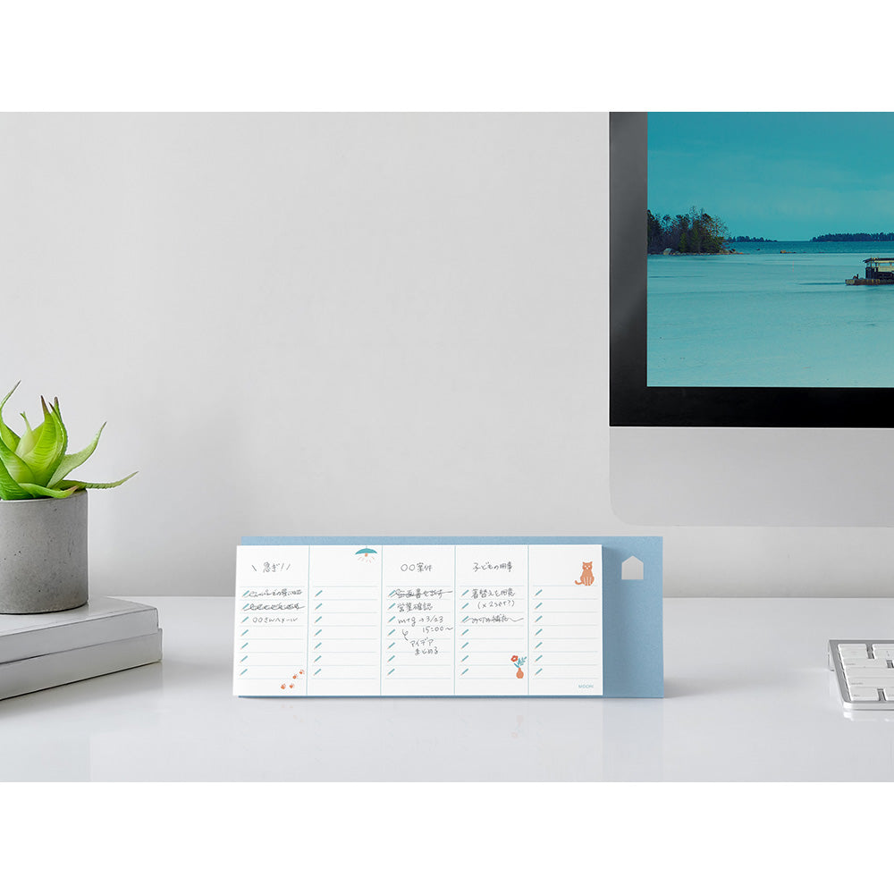 Stand Memo Pad Horizontal Type To-do list