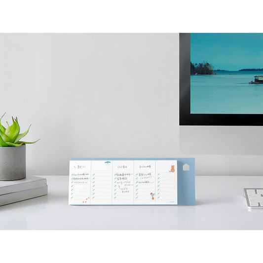 Stand Memo Pad Horizontal Type To-do list