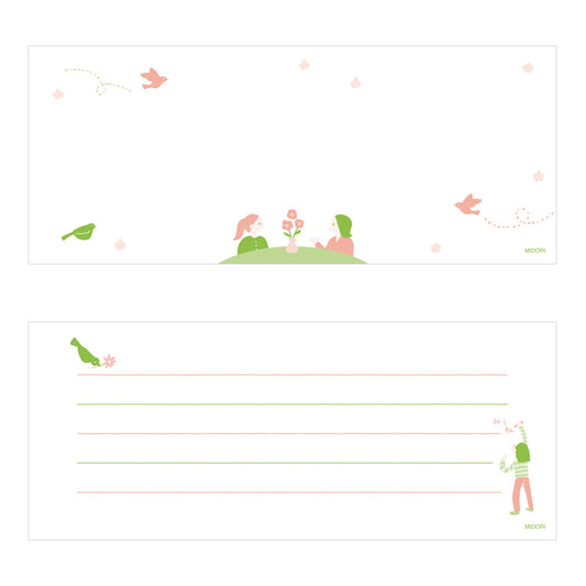 Stand Memo Pad Horizontal Type Message