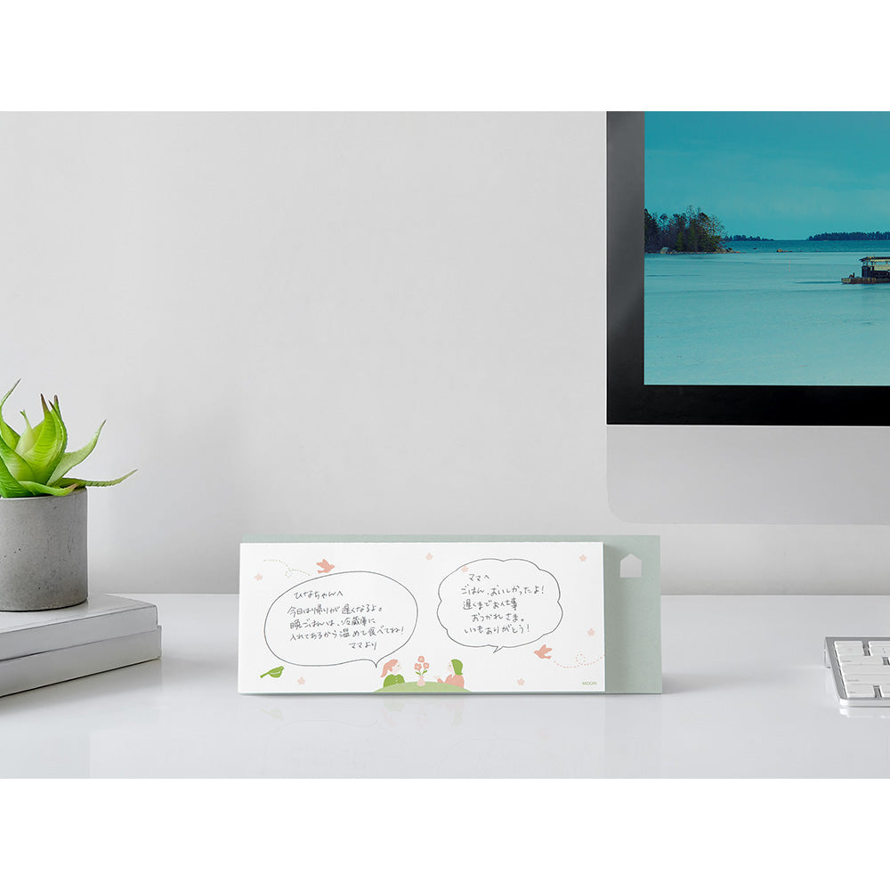 Stand Memo Pad Horizontal Type Message